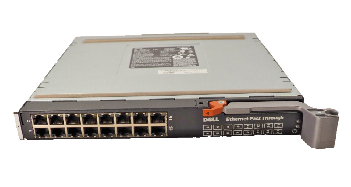 Dell 10G-PTM PowerEdge M1000e 16-Port 1GB Ethernet Module DP/N: WW060