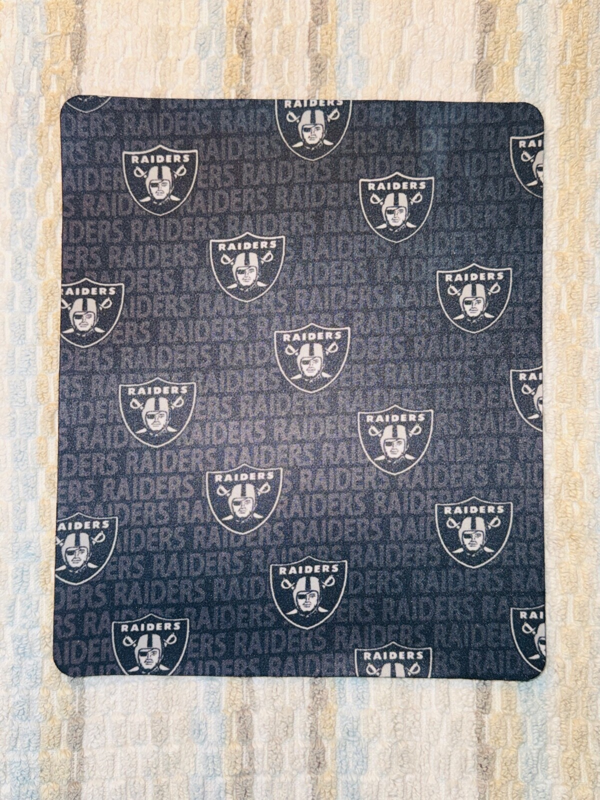 RAIDERS FOOTBALL HIGH QUALITY MOUSE PAD MAT FOR SCHOOL AND OFFICE