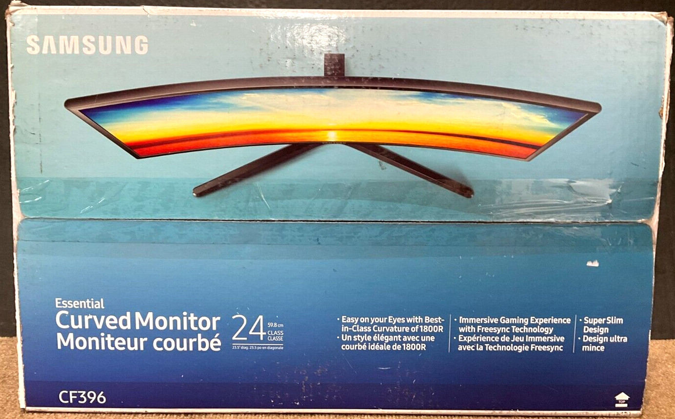Samsung CF396 24" Curved LED LCD Display 1080p LC24F396FHNXZA ✅❤️️✅❤️️ READ