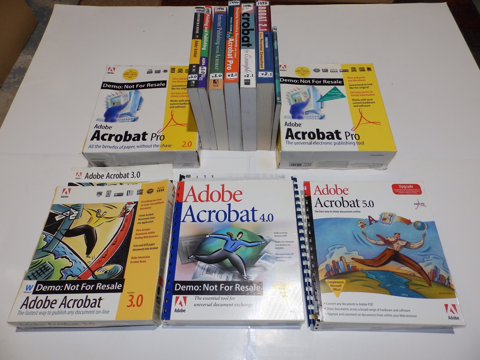 Vintage Software - Adobe Acrobat for Windows v2.0 / 2.1 / 3.0 / 4.0 / 5.0