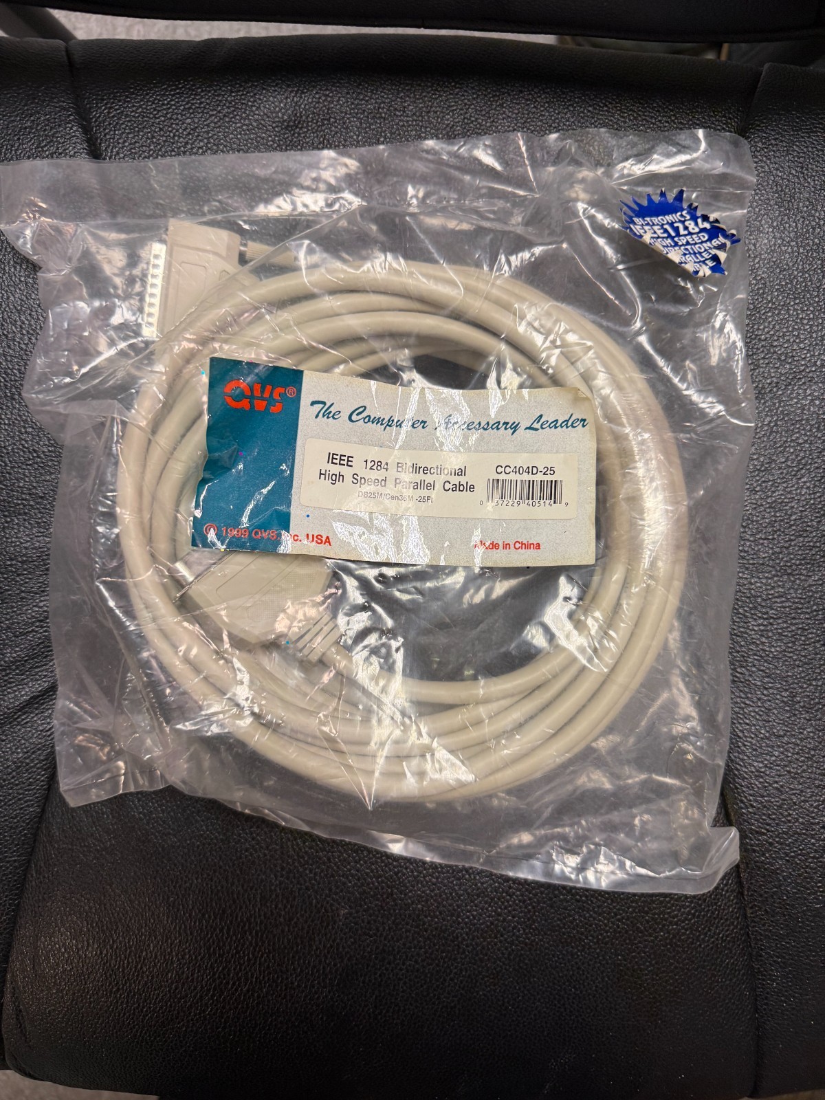 QVS High Speed Parallel Printer Cable Legacy (25 Ft)