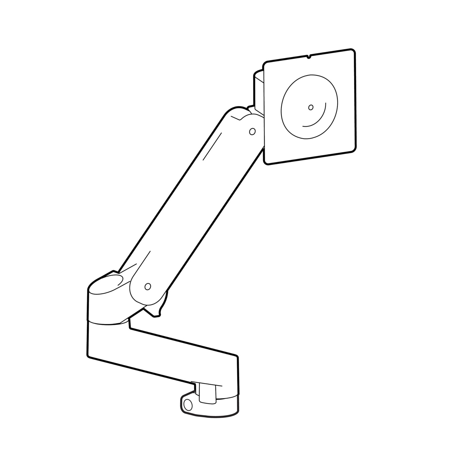 Ergotron 98734293 Mounting Arm for Monitor - Dark Gray