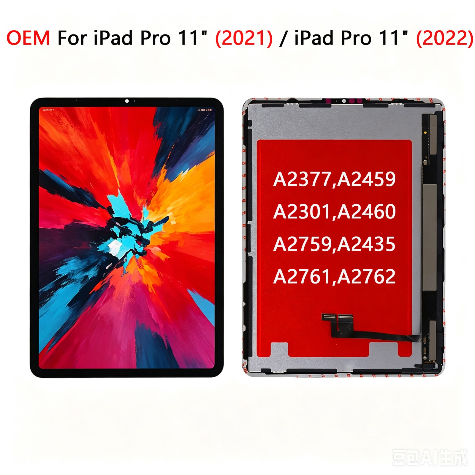 OEM For iPad Pro 11" (2021) / iPad Pro 11" (2022) LCD Screen Display Panel