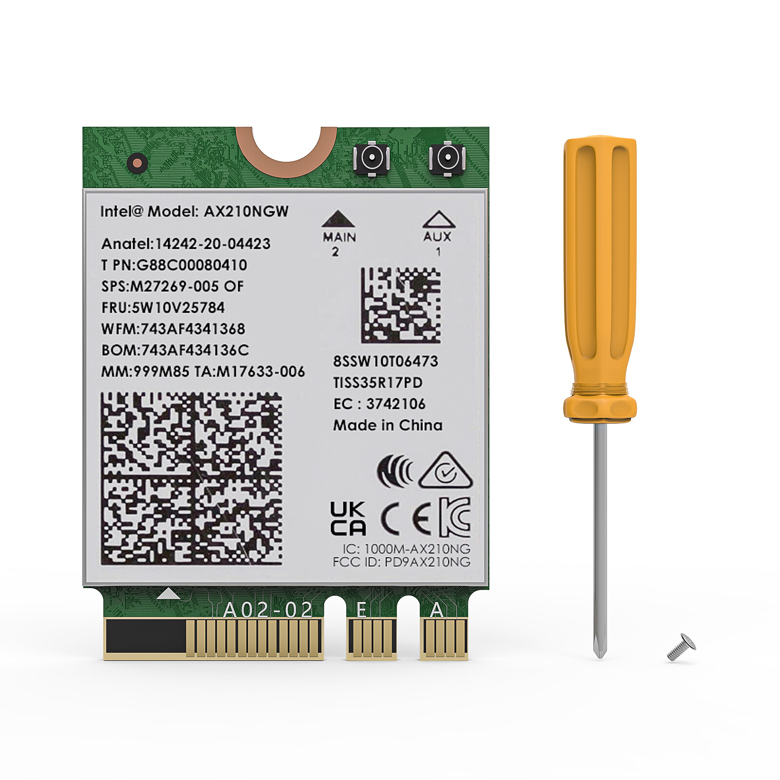 WiFi 7 BE8800 PCIe WiFi Card for Desktop PC Tri-Band WiFi 6E AX5400 Adapter