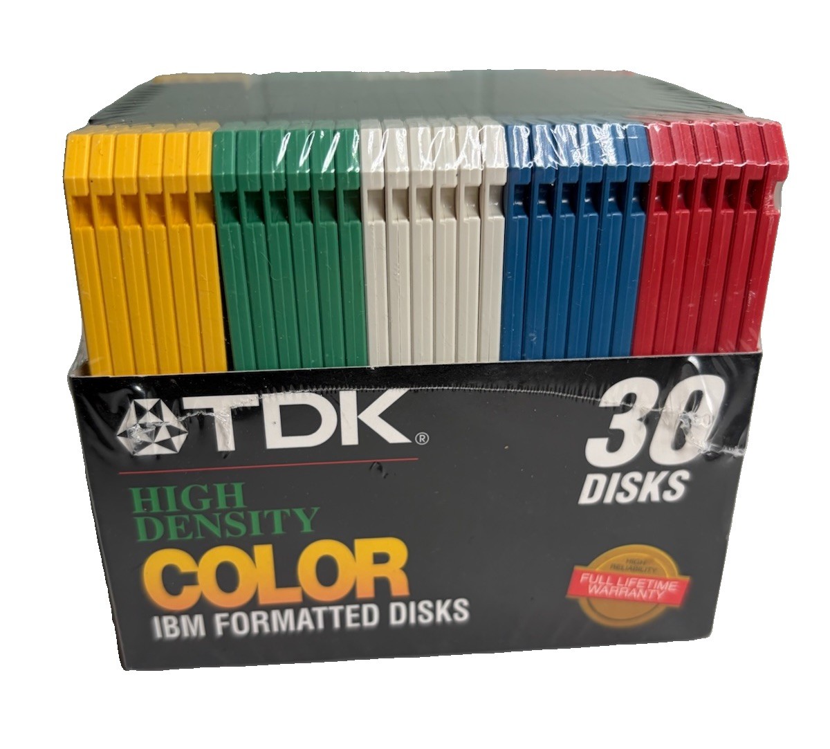 TDK HD Floopy Disks High Density Color Formatted 30 Sealed 