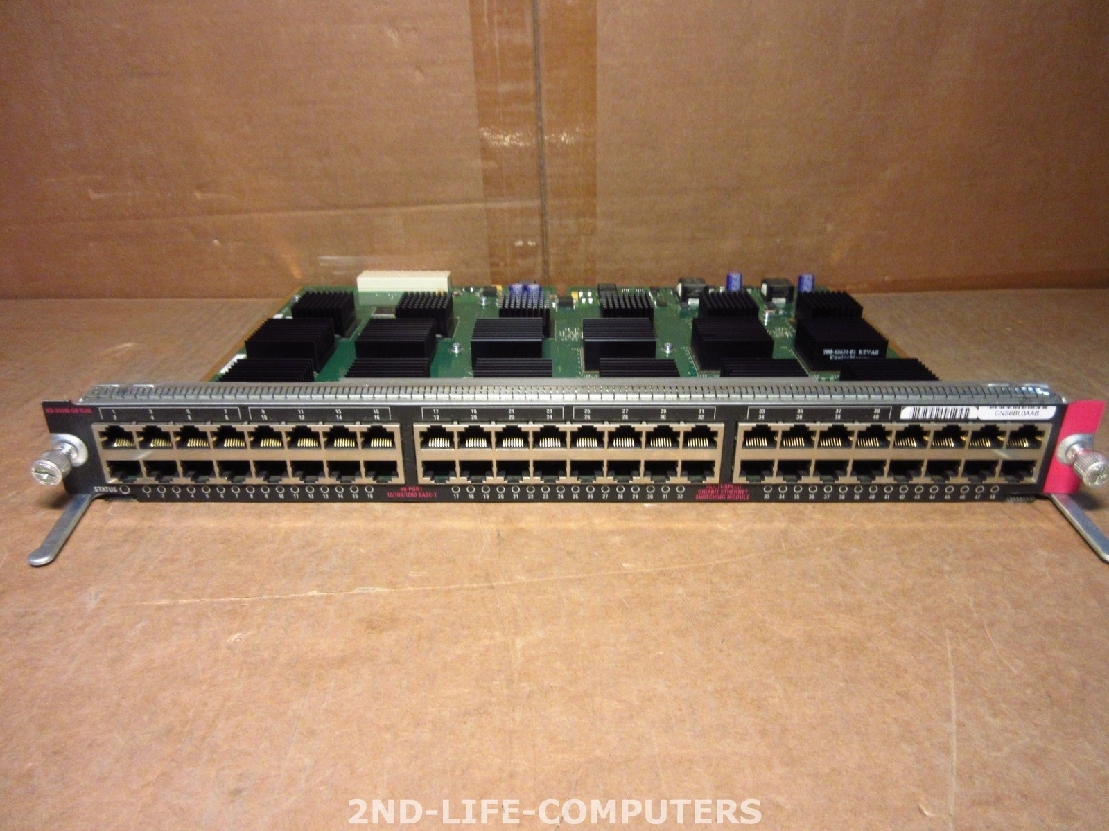 Cisco WS-X4448-GB-RJ45 Catalyst 4000/4500 Gigabit Ethernet Module FROM CISCO 4506