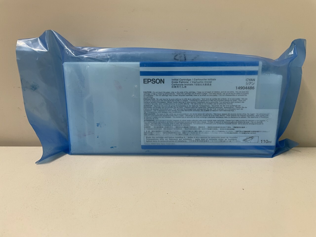 New Genuine Epson 14904486 Cyan 110ml Ink Cartridge In BAG