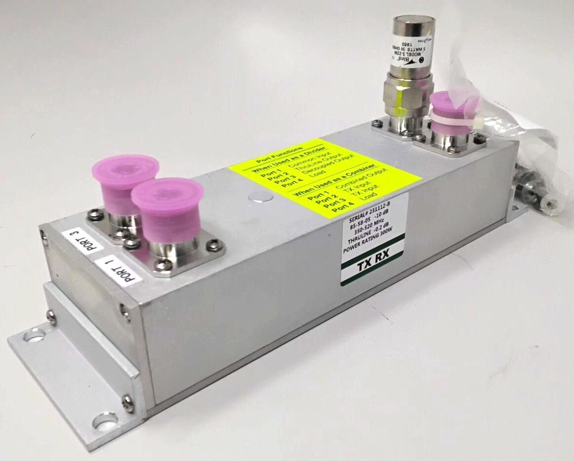Tx/rx 85-58-05 350-520Mhz Hybrid Directional Coupler.10dB Decoupled Value NEW