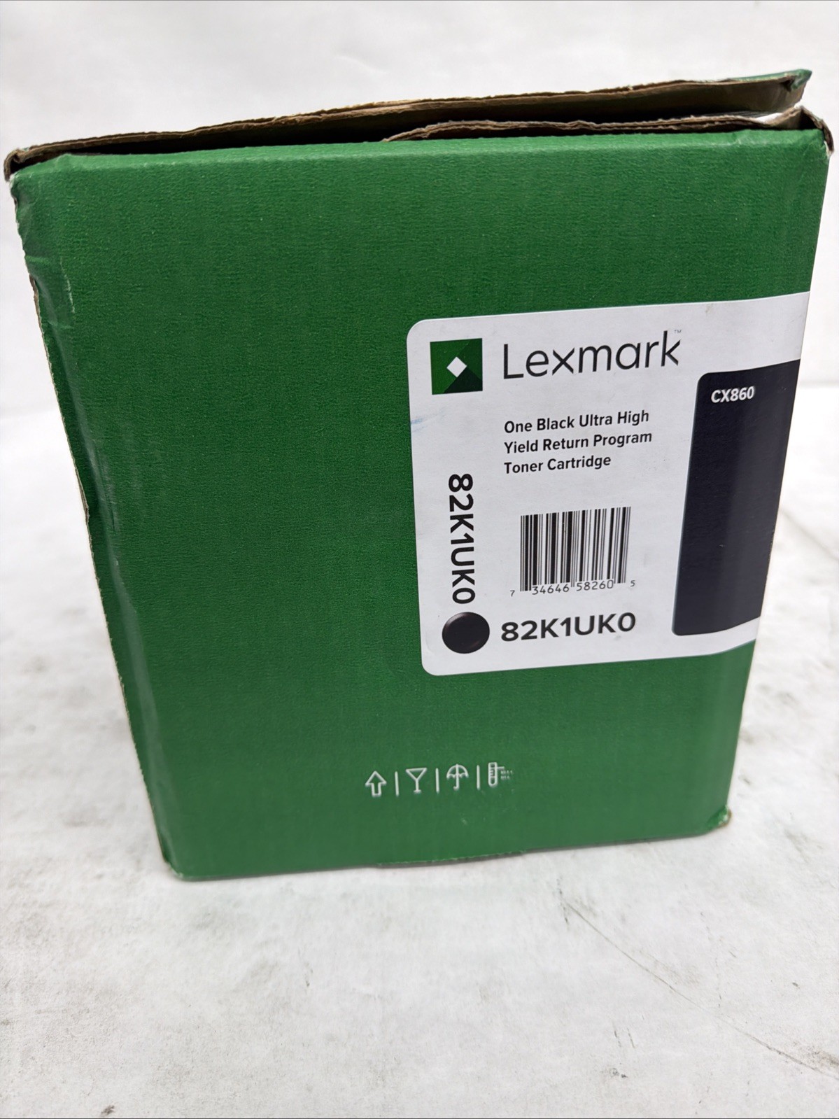 *Deformed Box* Lexmark 82K1UK0 Black Toner Cartridge