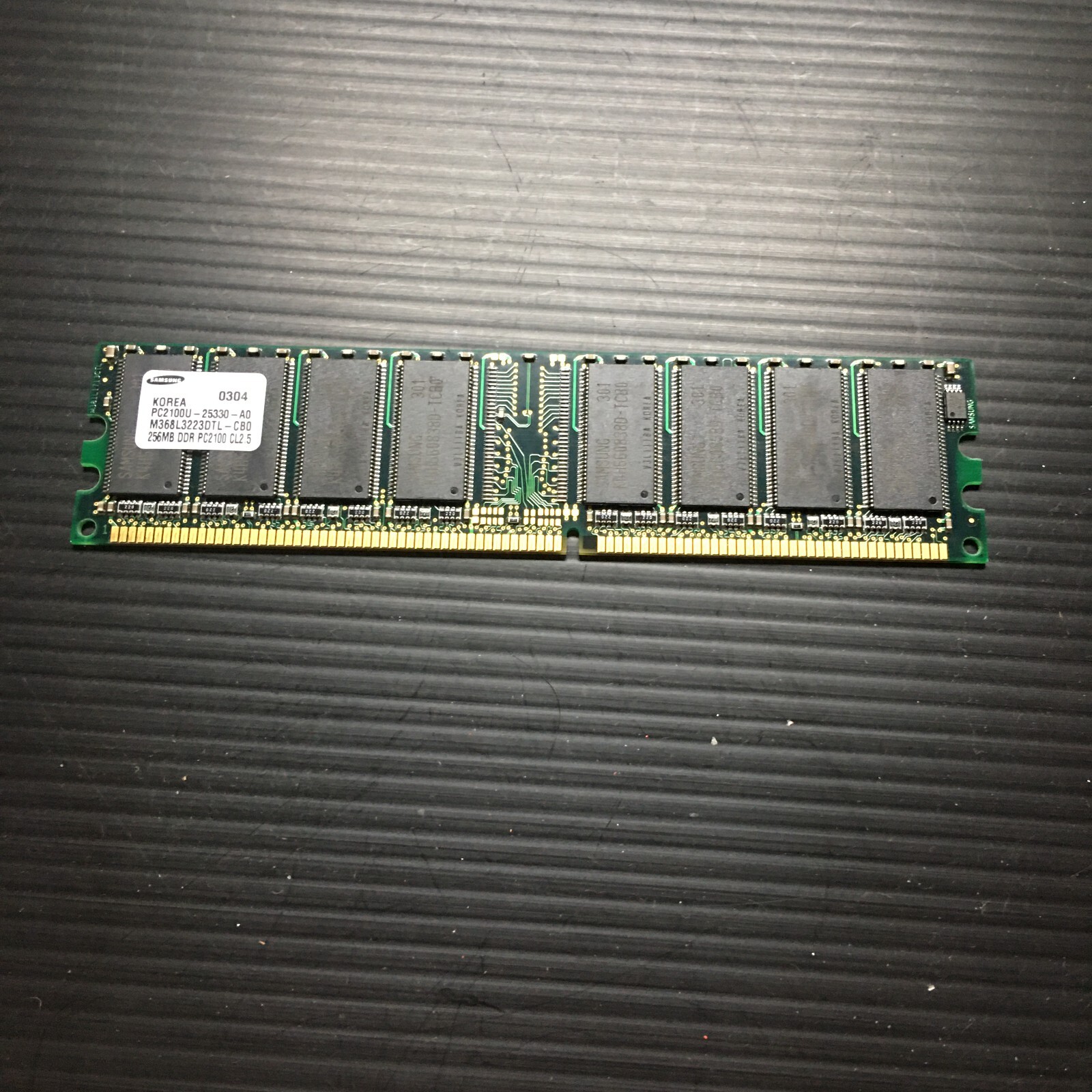 Samsung PC-2100-25330-A0  M368L3223DTL-CB0 256MB DIMM DDR SDRAM Memory