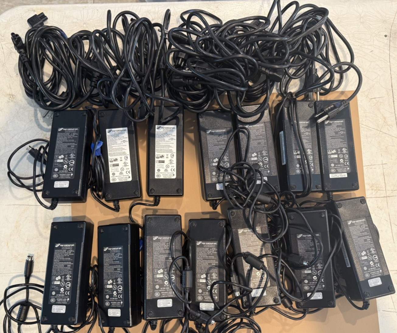 (Lot of 14) 4pin Genuine FSP FSP120-ACB Power Supply AC Adapter Charger 24V  5A