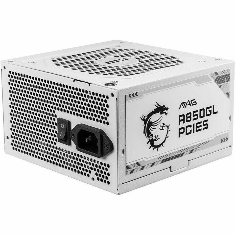 MSI MAG A850GL PCIE5 White Power Supply (maga850glpcie5wt)