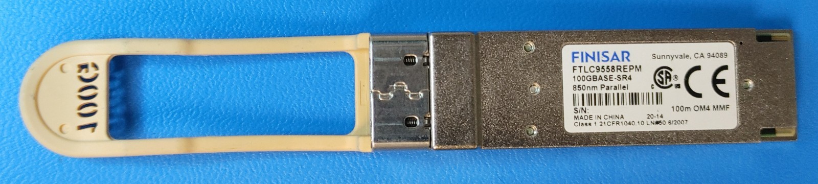 Finisar FTLC9558REPM 100G SR4 850nm Parallel MPO-12 QSFP28 Transceiver