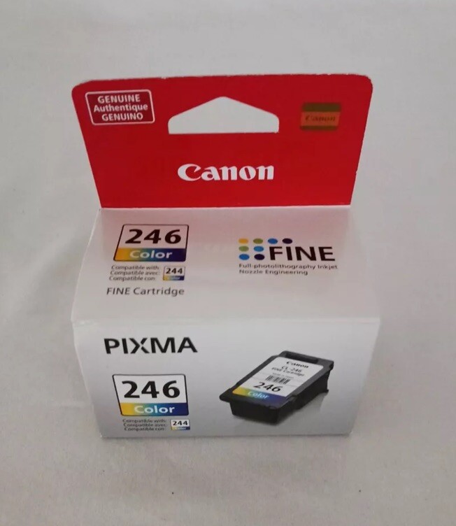 Official Canon PIXMA CL-246 Color Ink Cartridge - NEW SEALED in Box