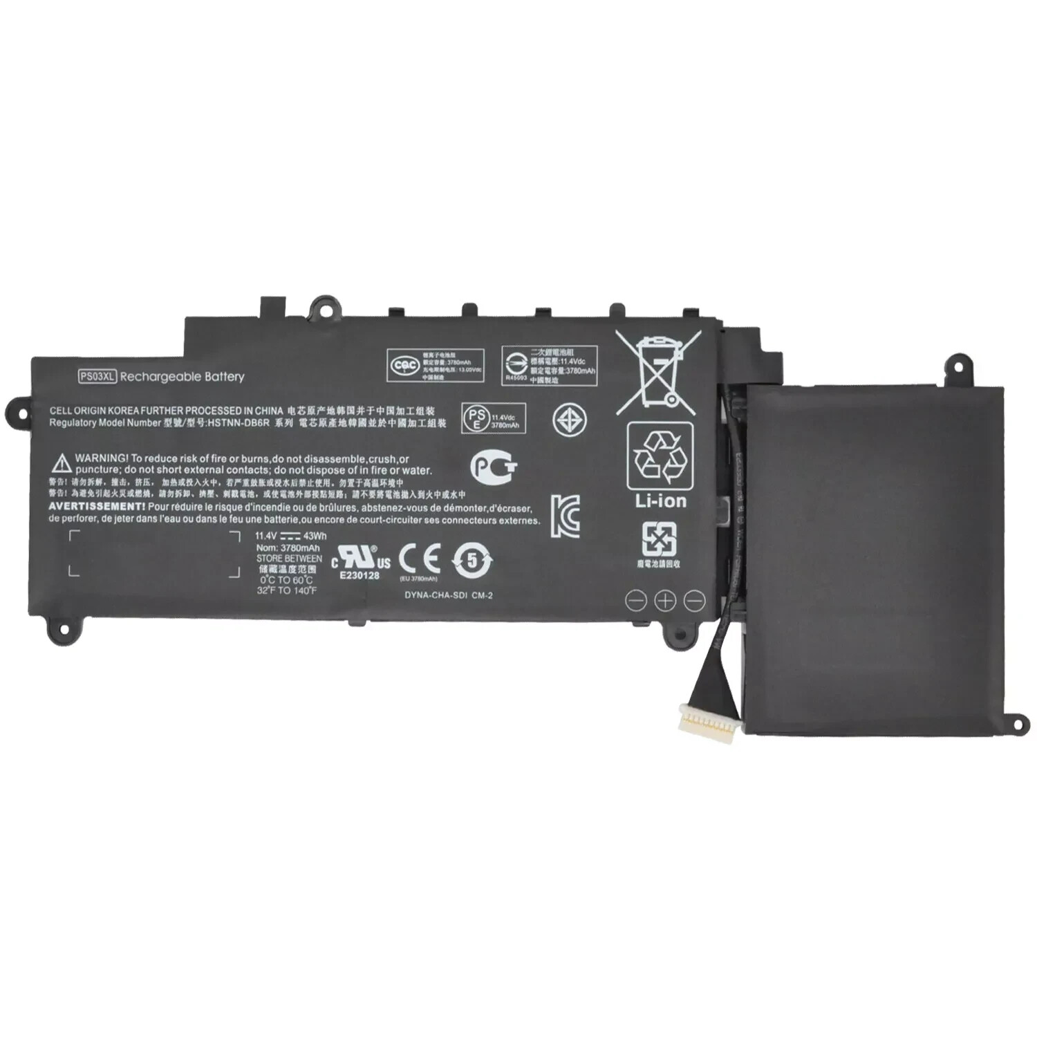 New PS03XL Battery for HP Pavilion X360 787088-241 DB6R HSTNN-DB6R-1