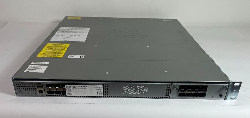 Cisco WS-C4500X-16SFP+ V05 Catalyst 4500-X Switch 8-Port Module 2x PSU