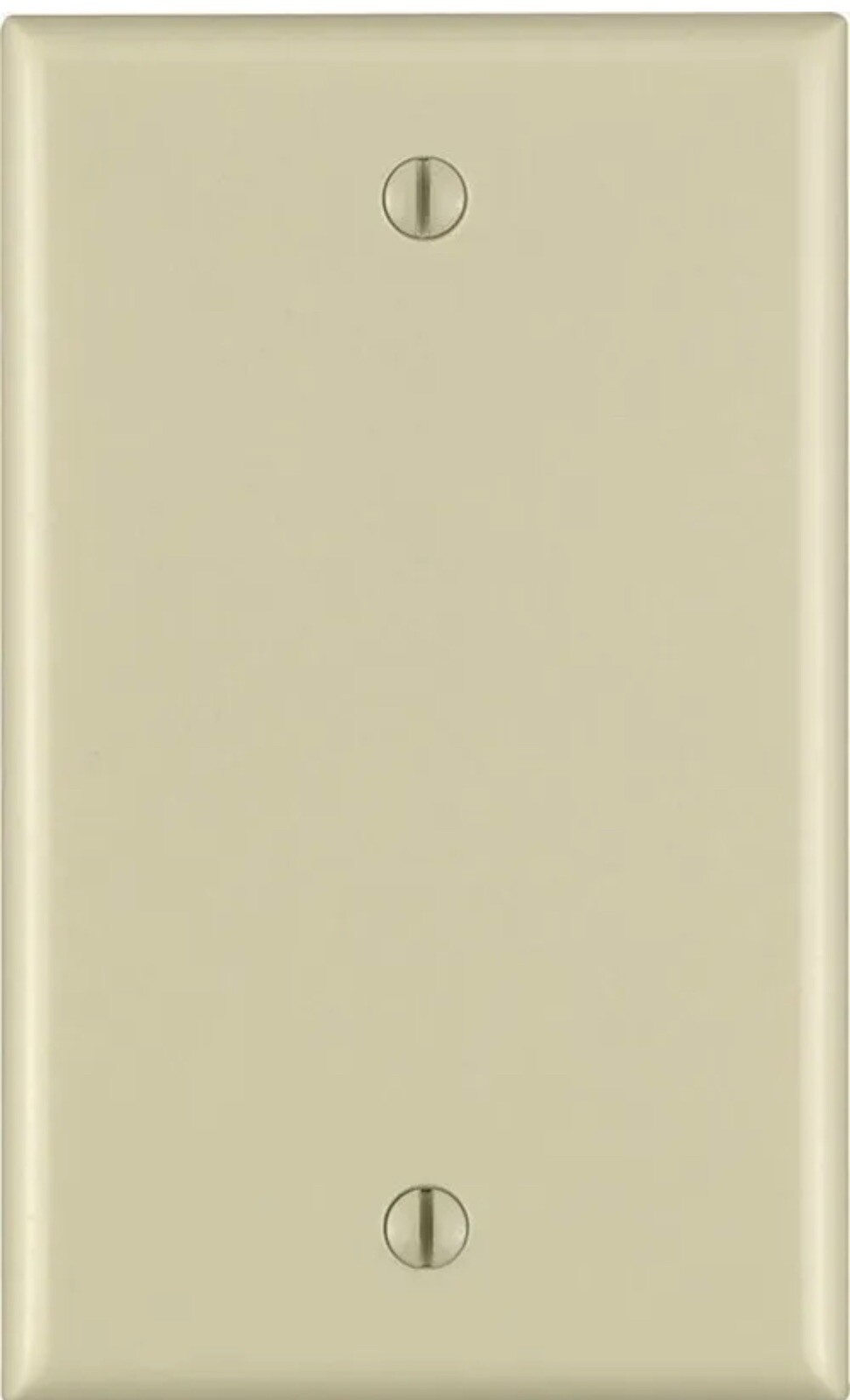 Leviton 86014-000 Ivory 1-Gang Blank Wall Plate 4-1/2 Hx2-3/4 W in. (Pack of 33)