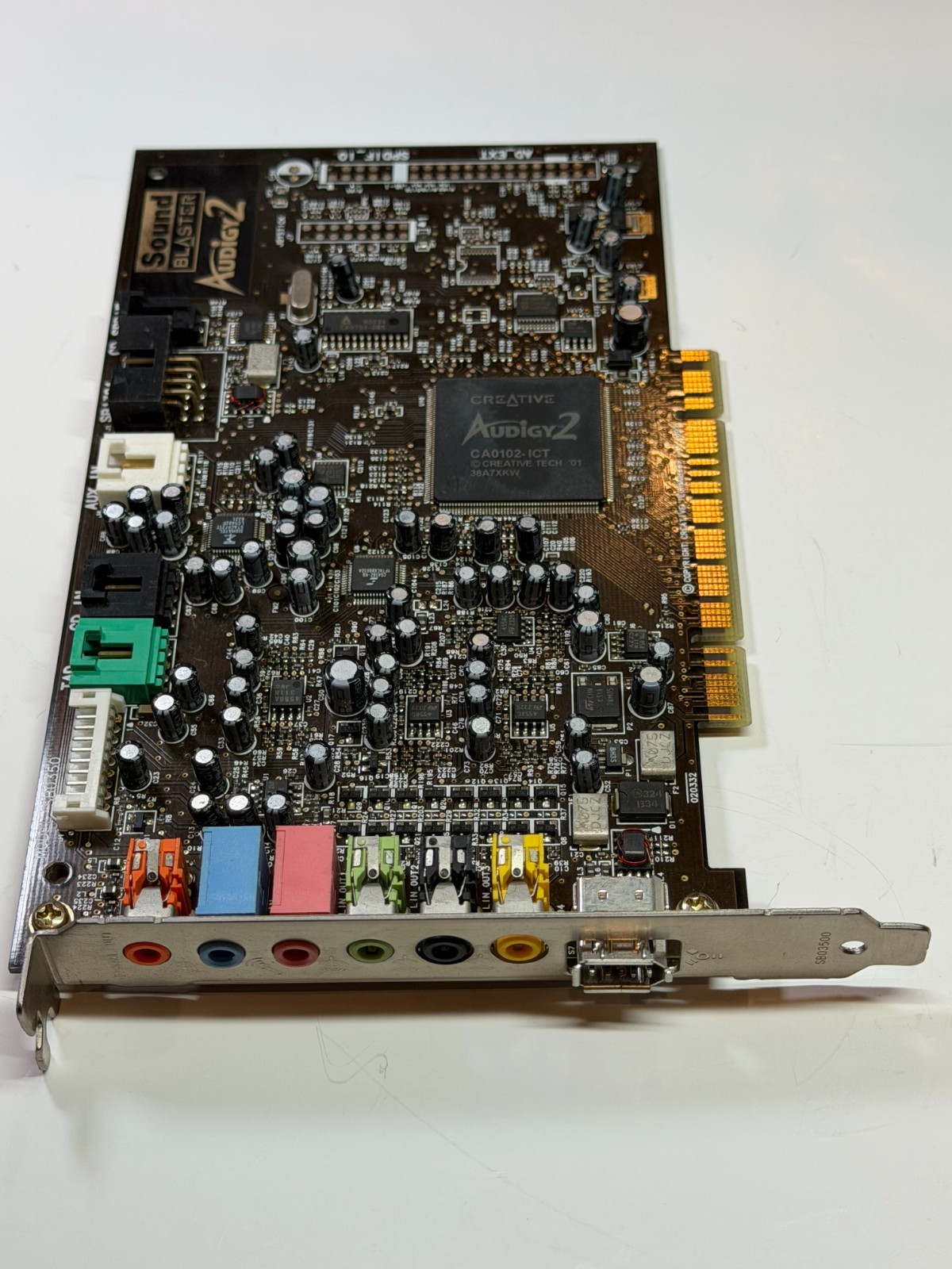 Creative Sound Blaster Audigy 2 ZS SB0350 PCI Sound Card P1554 FireWire Tested