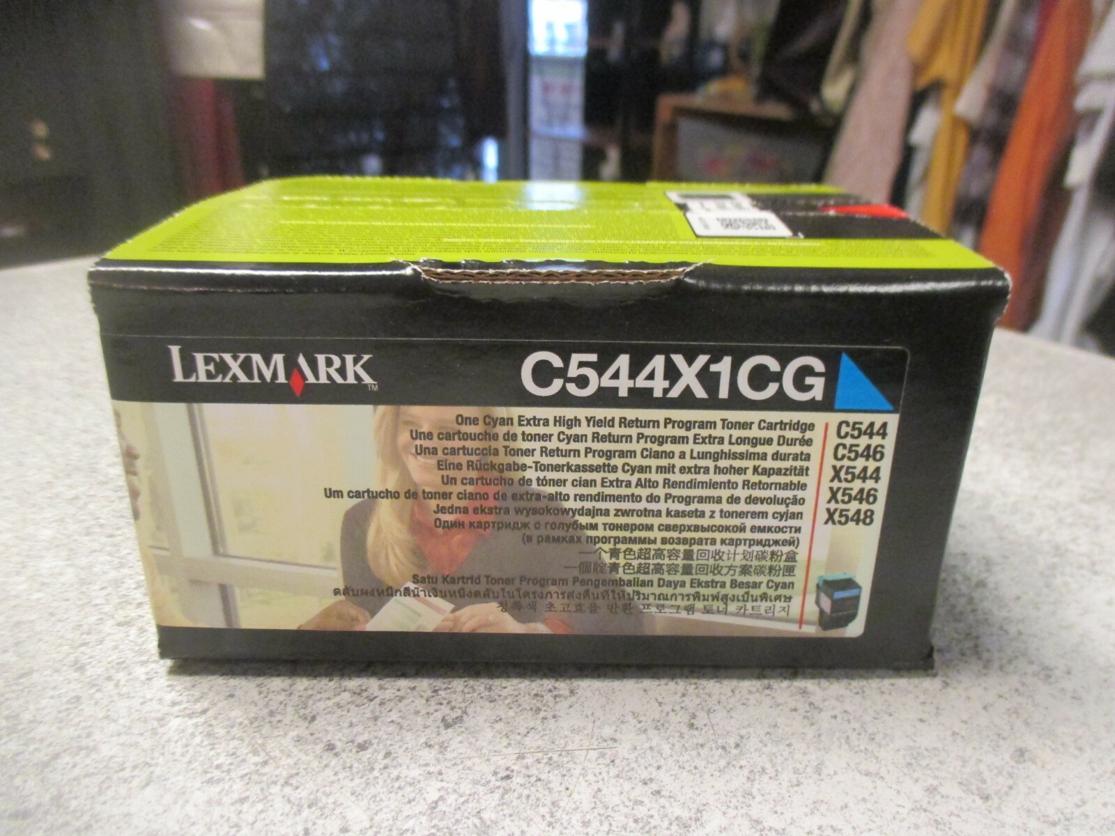 Genuine Lexmark C544X1CG C544 X544 Cyan Extra High Yield Toner Cartridge
