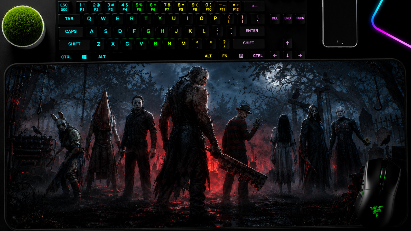 Dead by Daylight XXL Mouse Pad Horror Killers Gaming Desk Mat