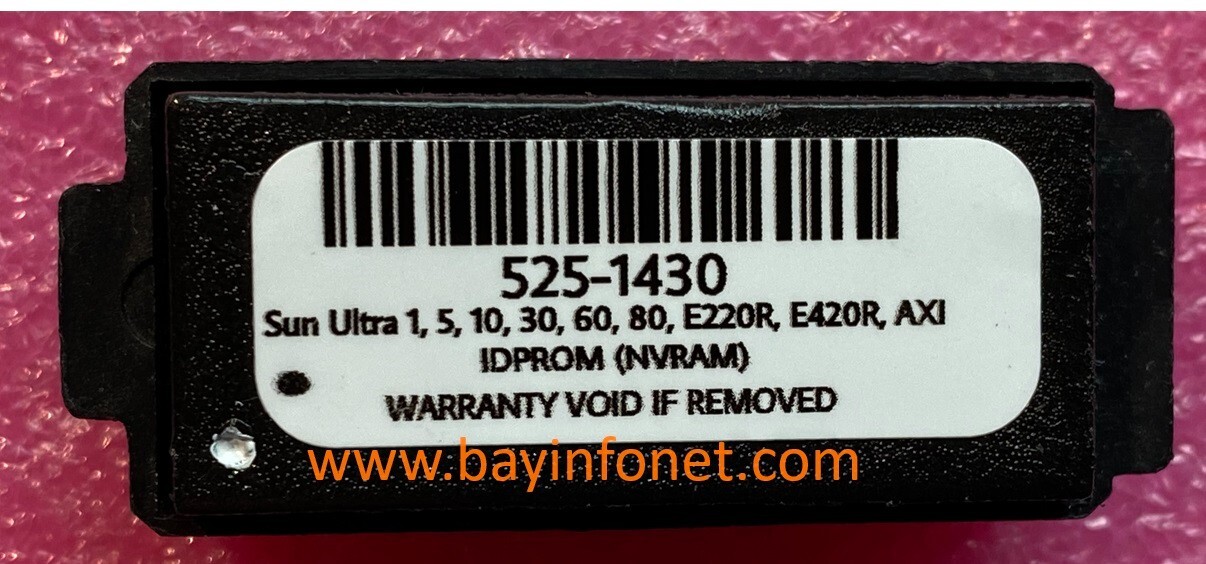 525-1430 Sun NVRAM Ultra 1 5 10 30 60 80 E220R E420R New Battery 