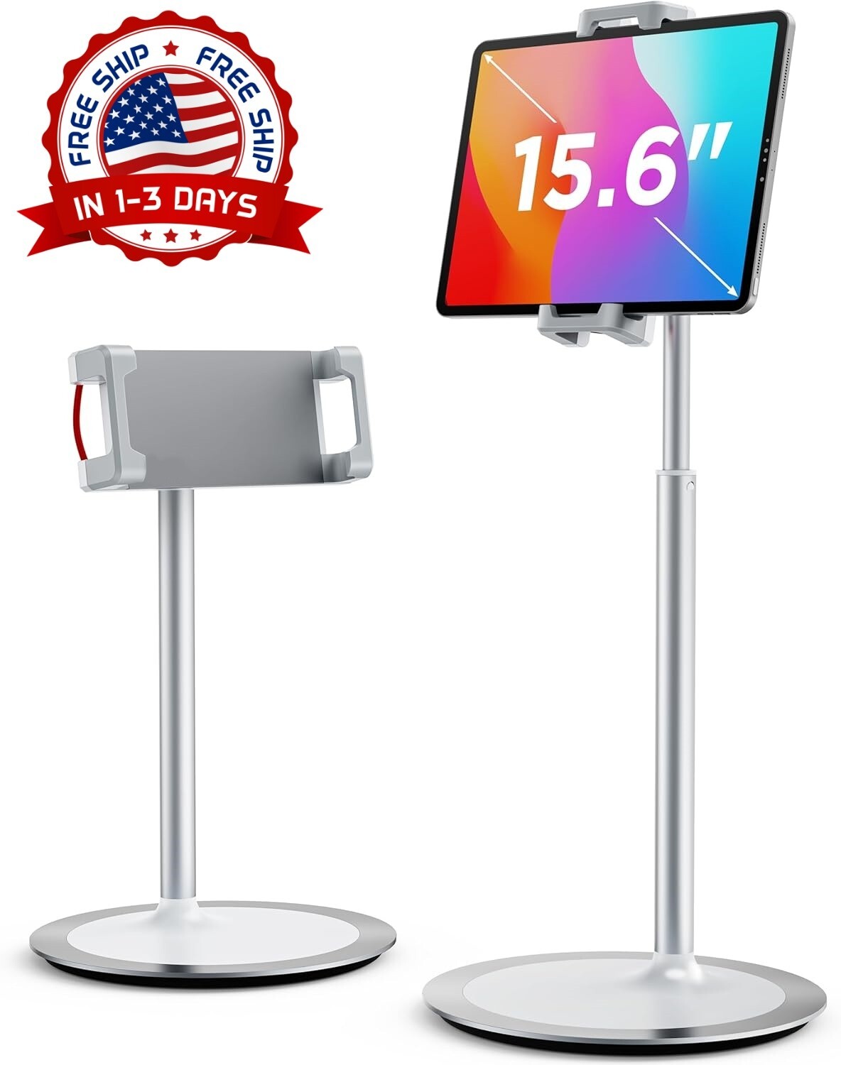 Soporte De Piso Para Tableta Con Base De Doble Peso, Soporte Para Teléfono Neuvo