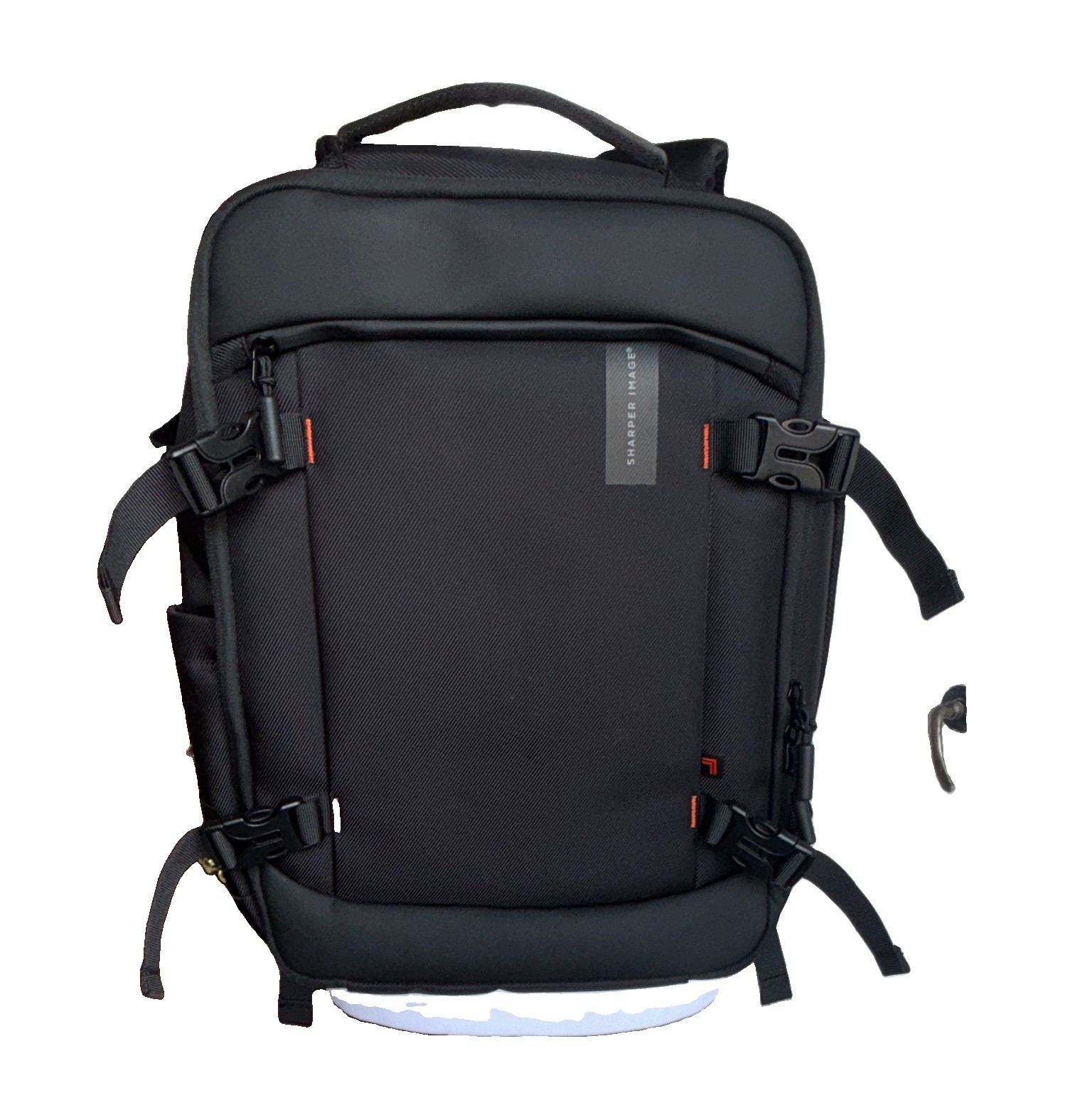 Sharper Image Black Slim Laptop Backpack Carry Case with Shoulder Straps