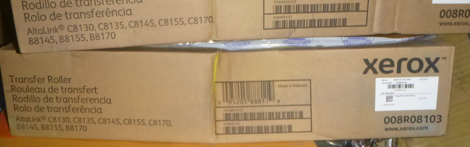 Genuine Xerox 008R08103 2nd Bias Transfer Roller AltaLink B8145/8155/8170/8245