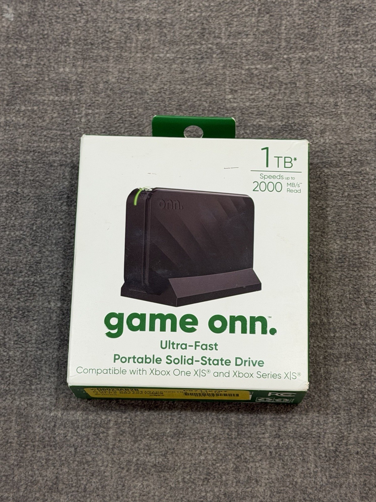 NEW Game Onn Ultra-Fast Portable 1TB SSD Solid-State Drive Xbox Series X|S & One
