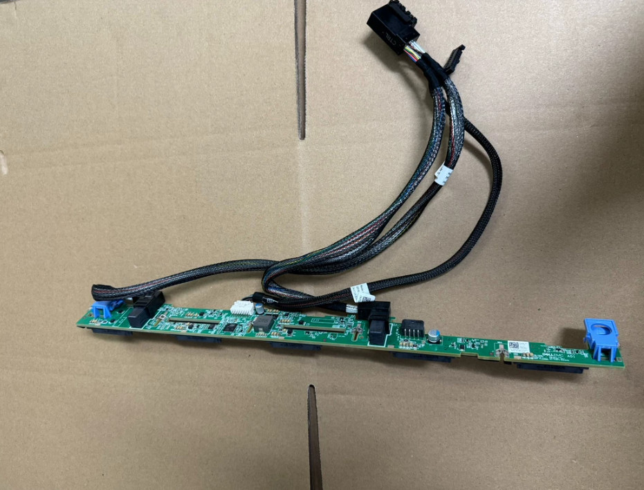 Dell PowerEdge R440 R640 8 bay 2.5" SAS front backplane w/cables 094J5V 94J5V