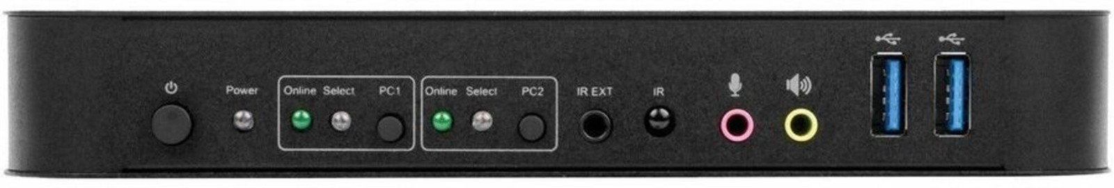 Rocstor - Y10A326-B1 - Rocstor Solid KVM SK05 DisplayPort 1.4 and USB 3.0 2 1