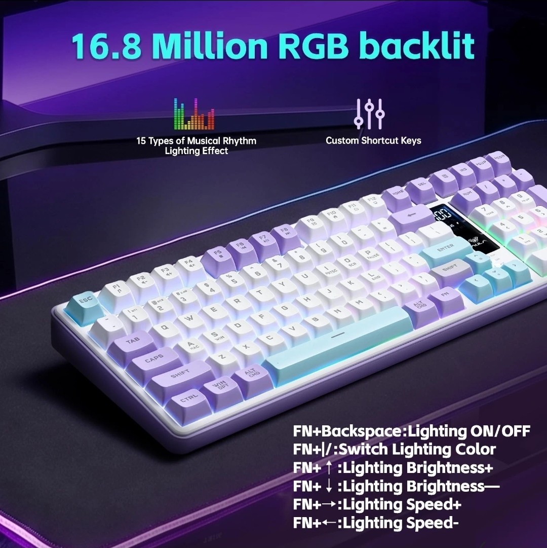 Aula S99pro V2 Wireless Gaming Keyboard,Computer Keyboard