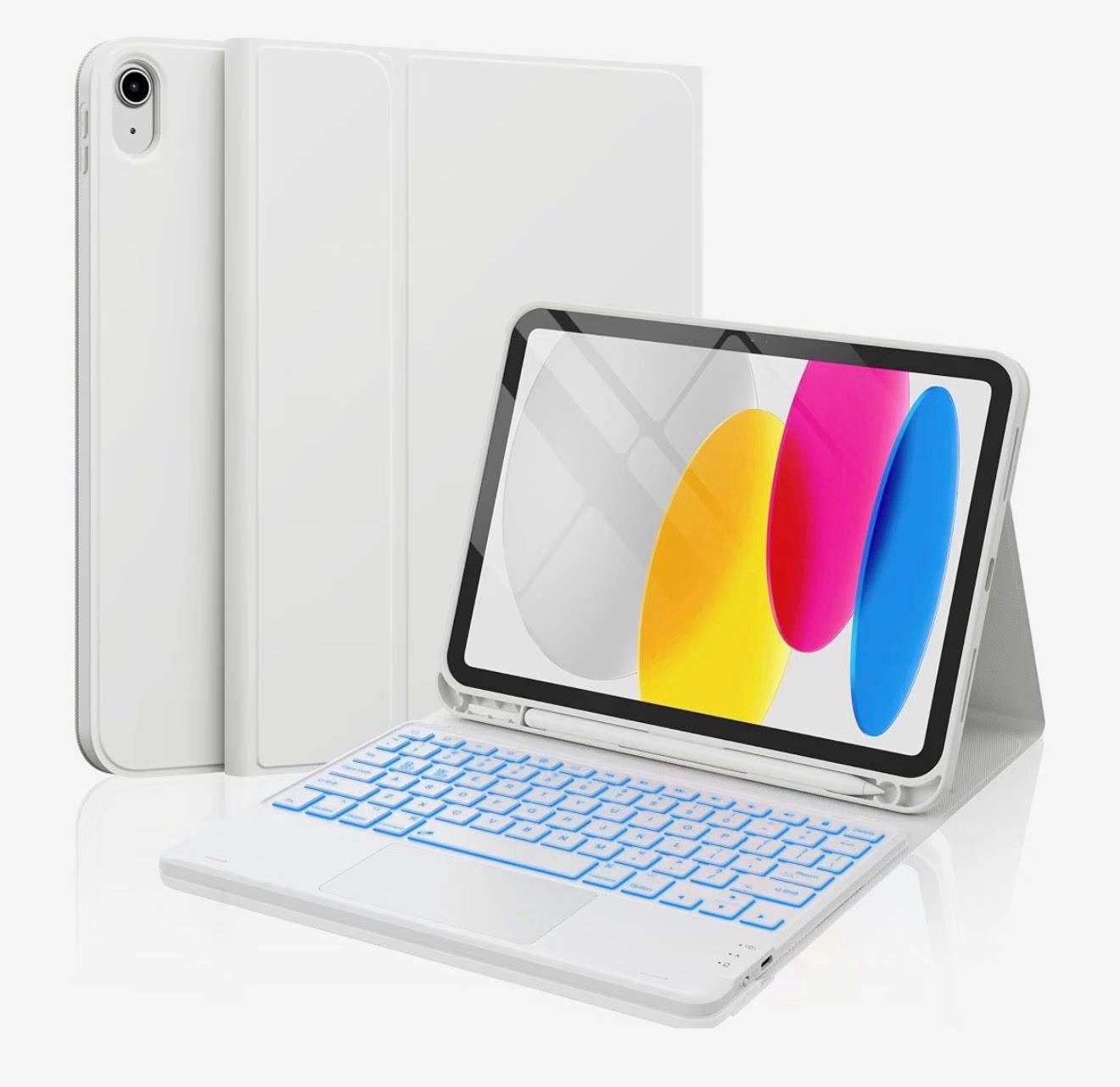 iPad 10th generation case with keyboard | New | RGB Flip Case | 11th/ 10th Gen