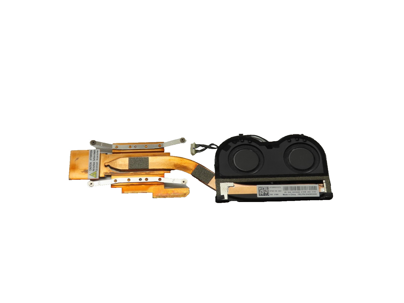 Lenovo ThinkPad X1 Yoga Gen 7 14" OEM CPU Cooling Dual Fan w/Heatsink 5H40W36680