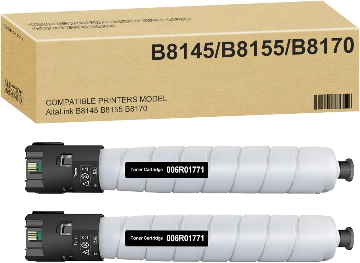 2 Pack 006R01771 Toner Cartridge AltaLink B8145 B8155 B8170 High-Yield 52K Page
