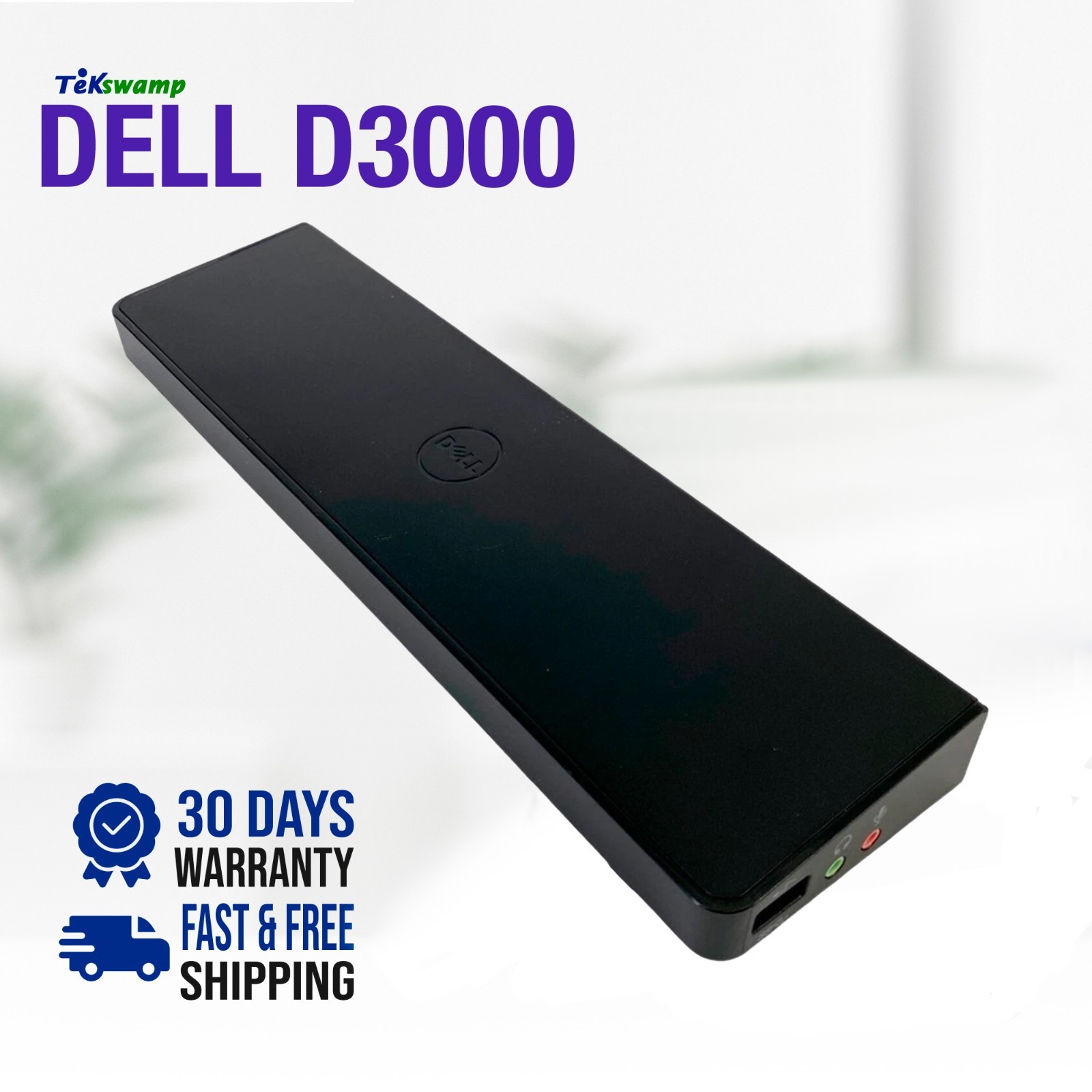 Dell D3000 SuperSpeed USB 3.0 Docking Station HDMI DVI