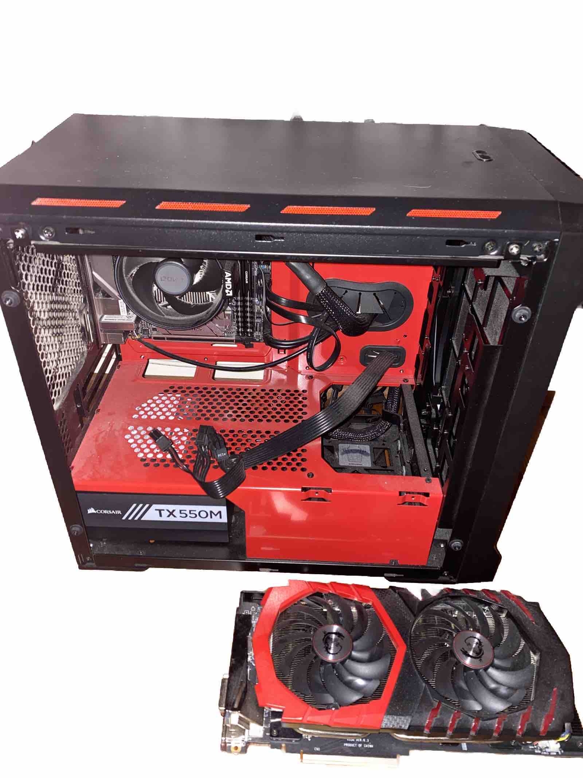 Partial PC Gaming Build PC Ryzen 7 2700 16GB RAM Nvidia GeForce GTX 1070 8GB