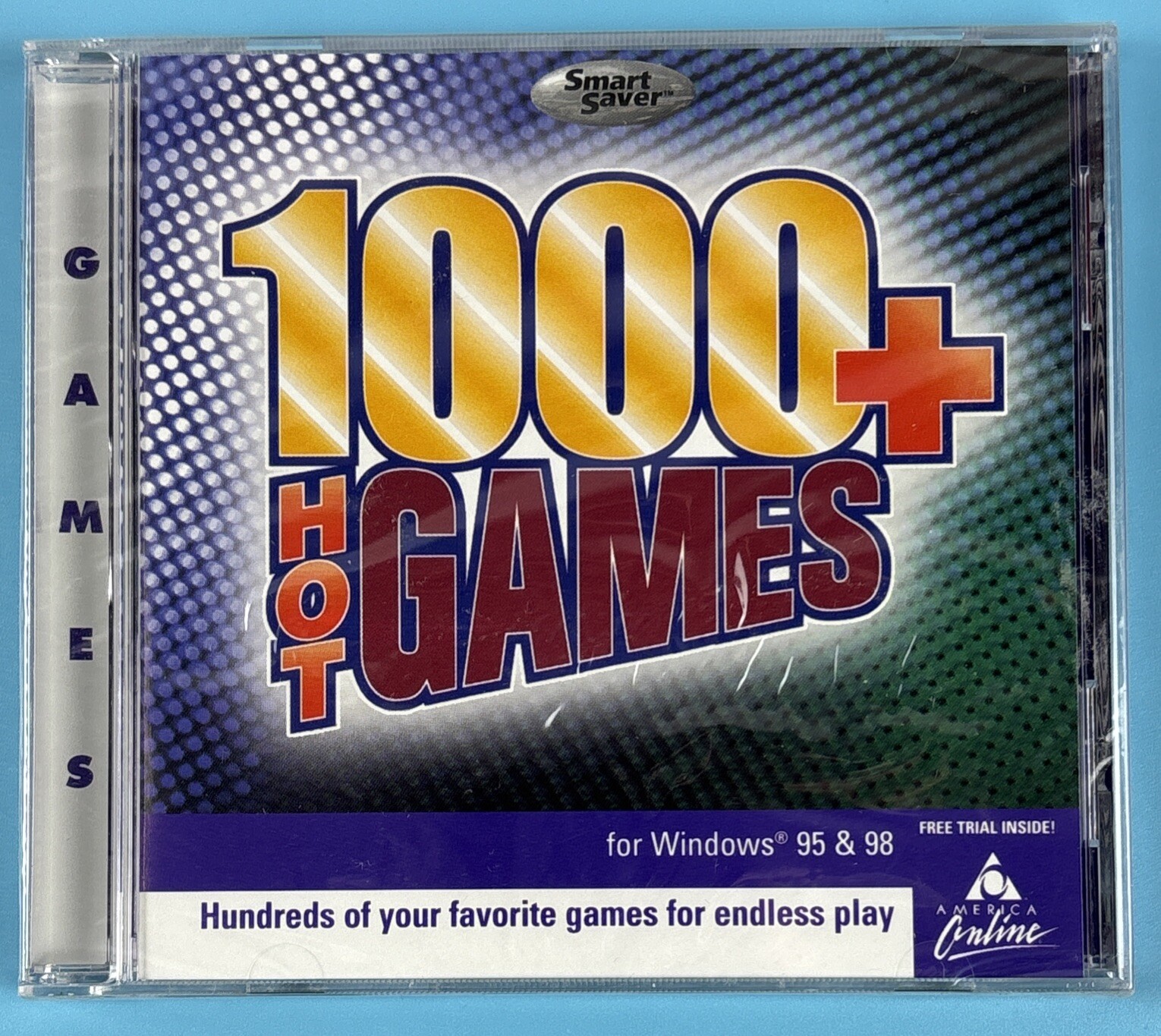 New Sealed Retro PC Game 1000+ Hot Games For Windows 95 & 98 On CD