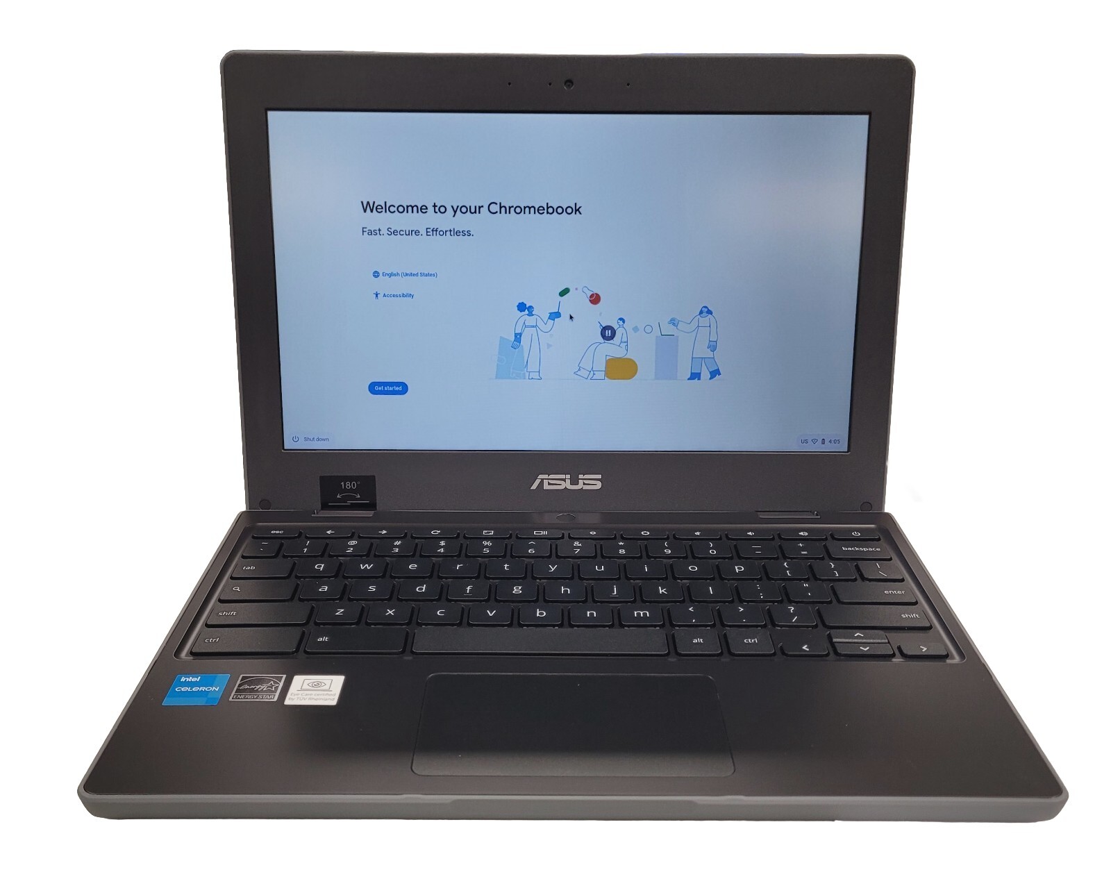 ASUS Chromebook CR1 "CR1100CKA-YZ142" Intel Celeron, 11.6" (Grade A) (Read)
