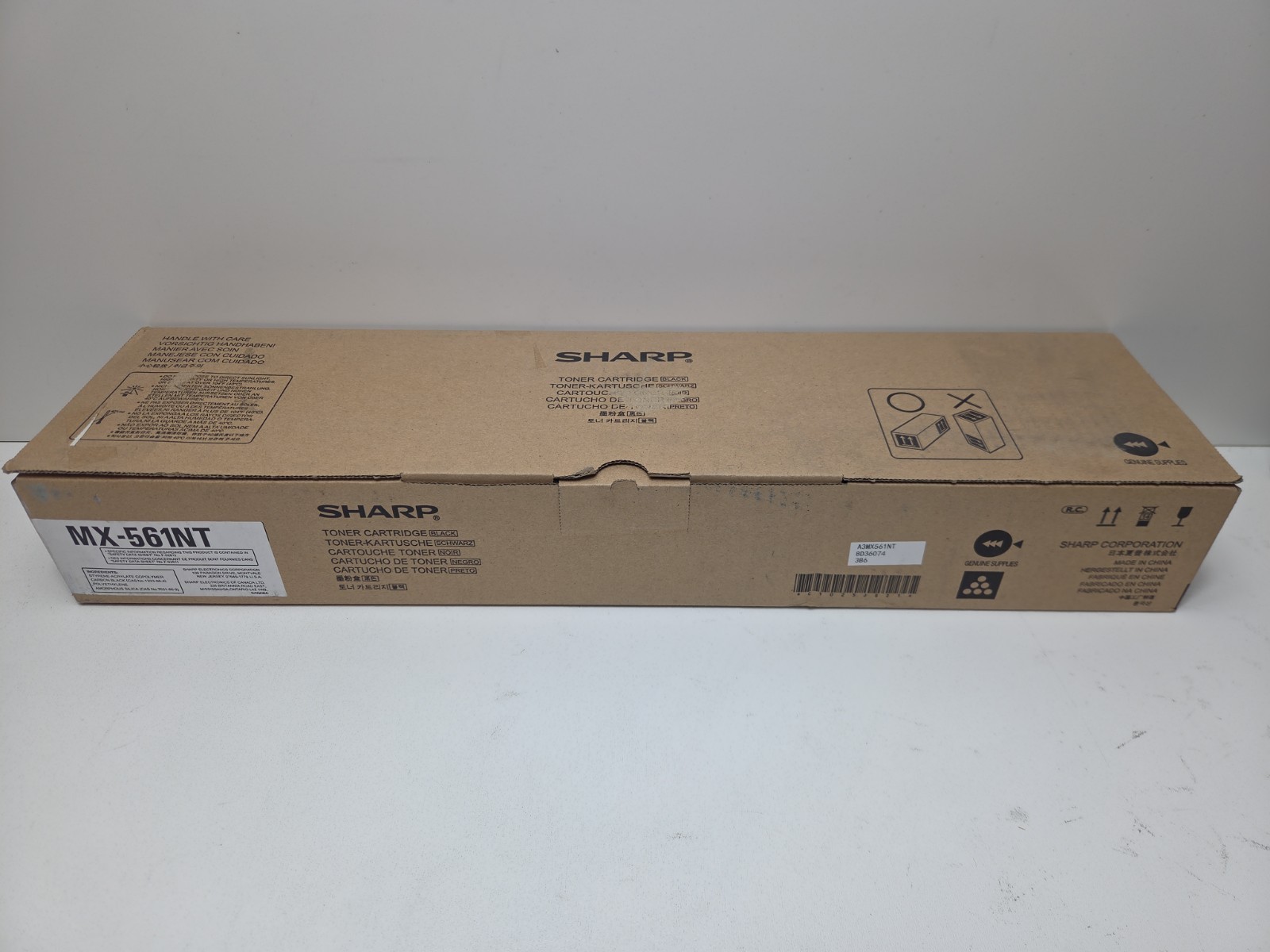 NEW GENUINE - SHARP MX-561NT BLACK TONER CARTRIDGE