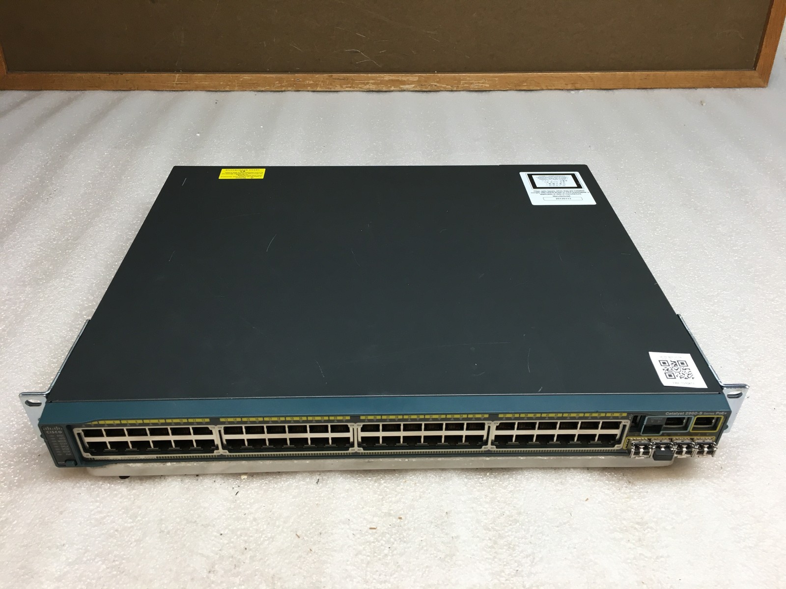 Cisco Catalyst C2960 -S 48 Port Managed Network Switch WS-C2960S-48LPS-L V02