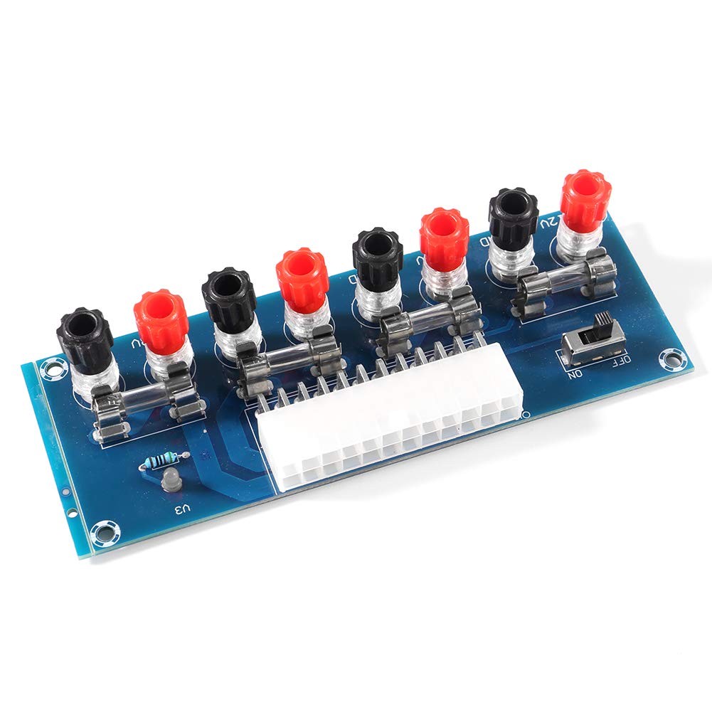 1 PCS XHM229 Desktop Computer Chassis Power Supply ATX Breakout Board 24Pin