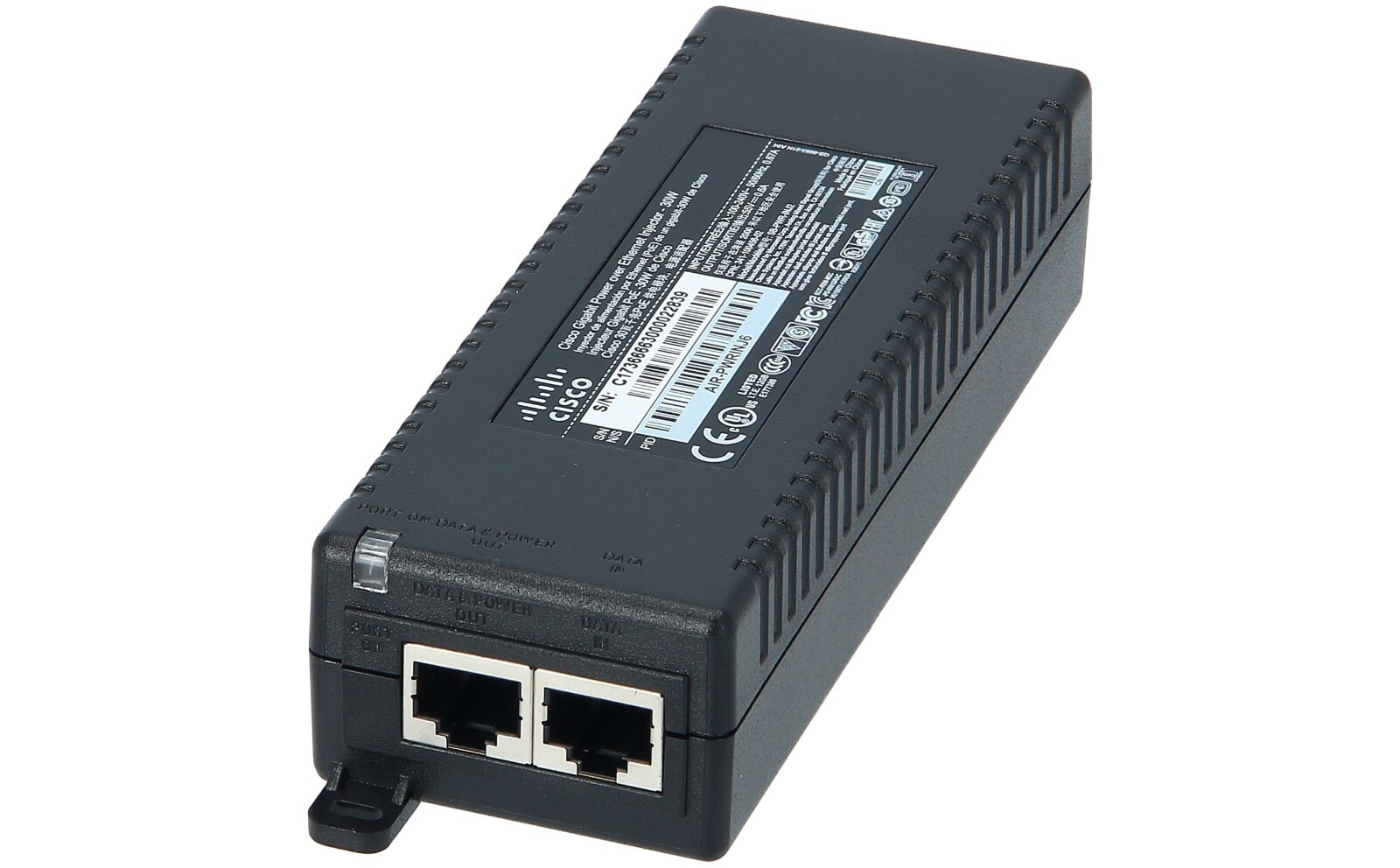 Cisco Aironet AIR-PWRINJ6 SB-PWR-INJ2 30W Gigabit Power Over Ethernet Injector