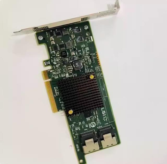 1pc used LSI SAS9205-8i Array card HBA pcie SAS2308 HP H220