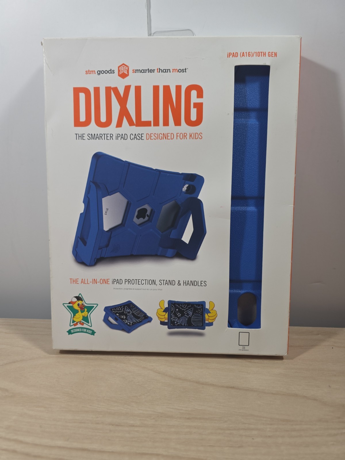 STM Duxling Purple Protective Case w/ Stand for iPad A16, iPad 10 NEW open box