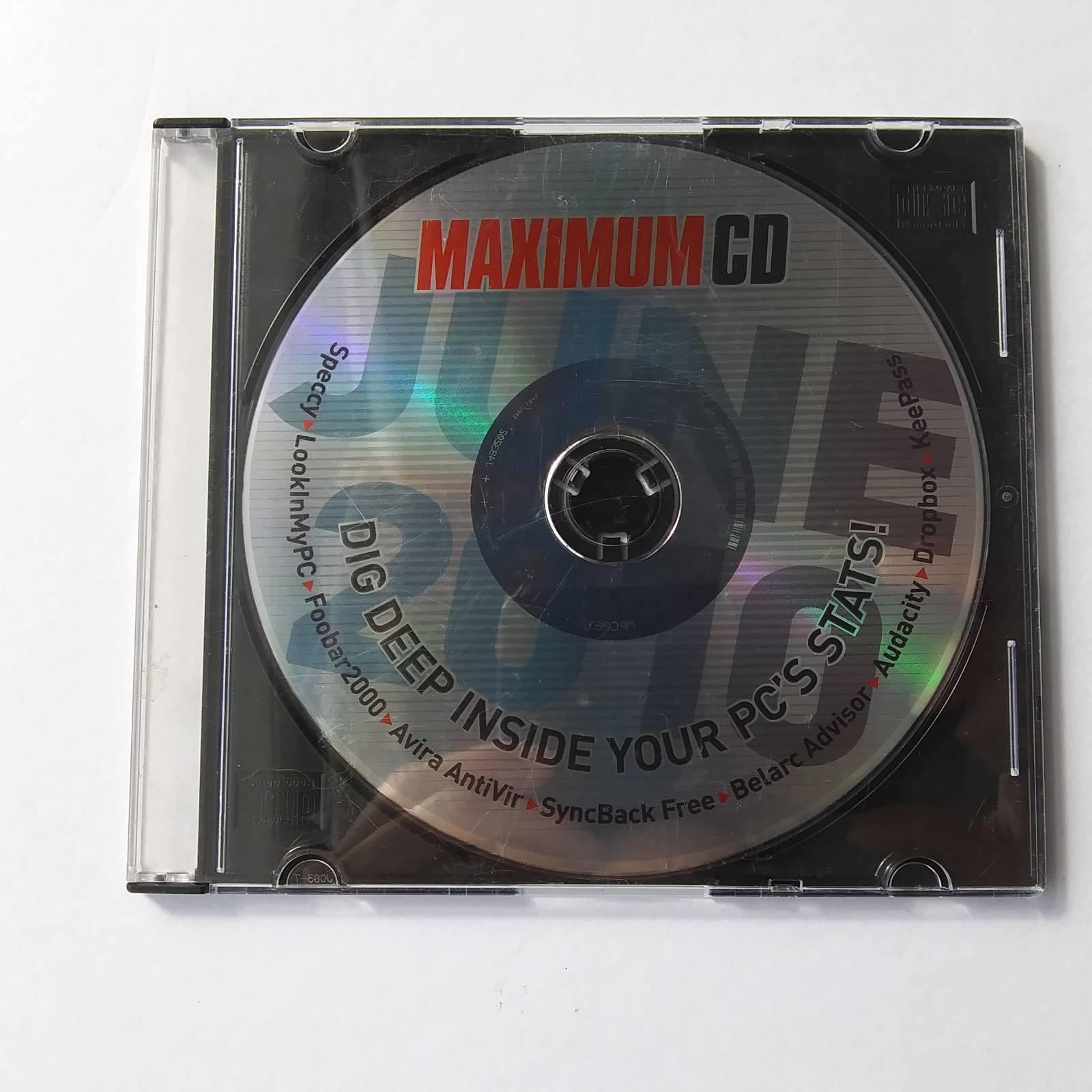 Maximum CD June PC Utilities Software Disc Speccy KeePass Belarc Avira CD-ROM