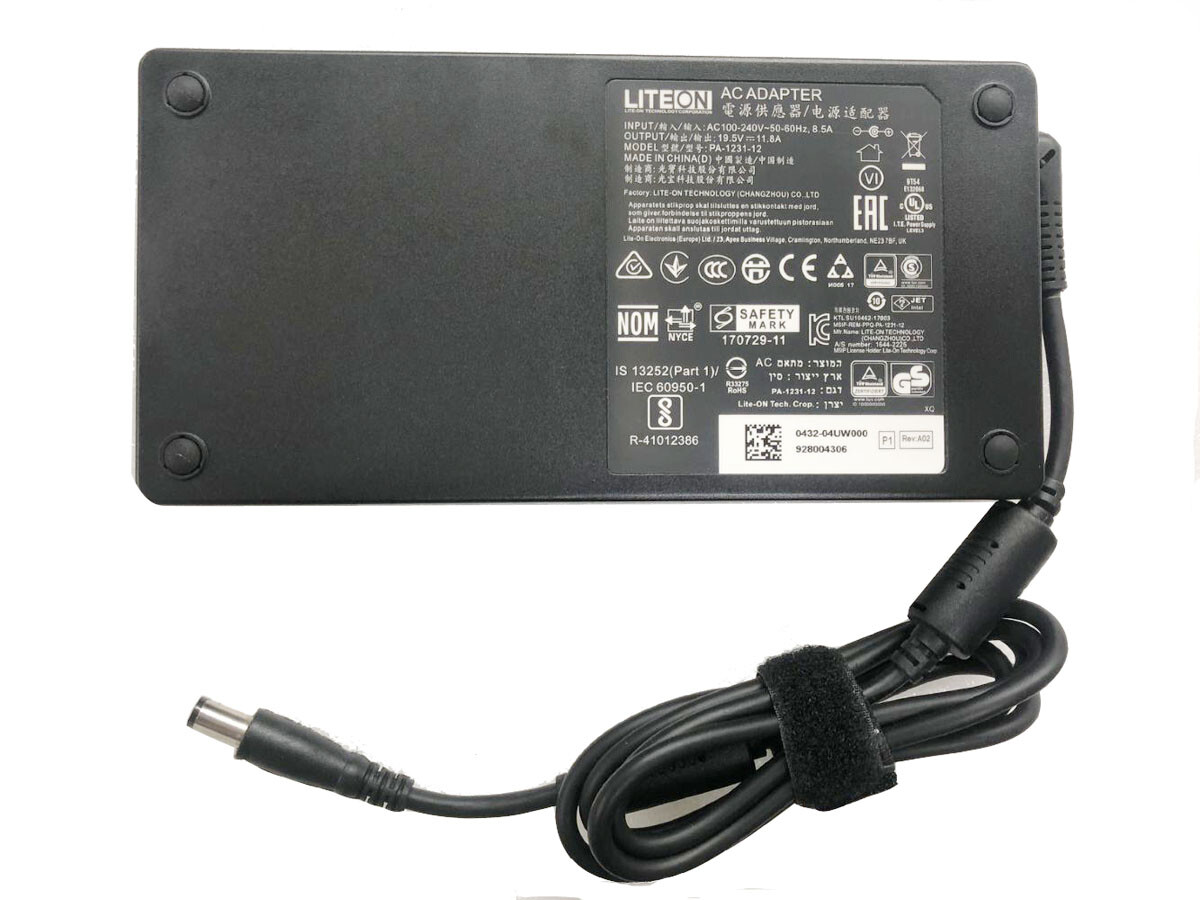 LITEON PA-1231-12 19.5V 11.8A 230W AC Adapter Charger For ASUS ACER MSI Laptops