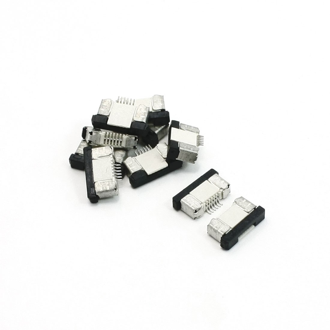 FFC FPC 6-pin 0.5mm Pitch Spacing DIY Ribbon Flat Socket Connector 10 Pcs