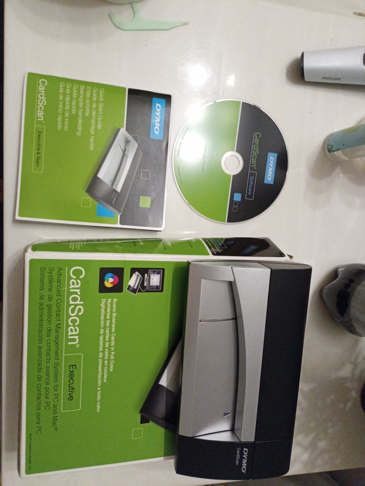 Dymo Card scan  Cardscan Executive  ( No Usb Cord)