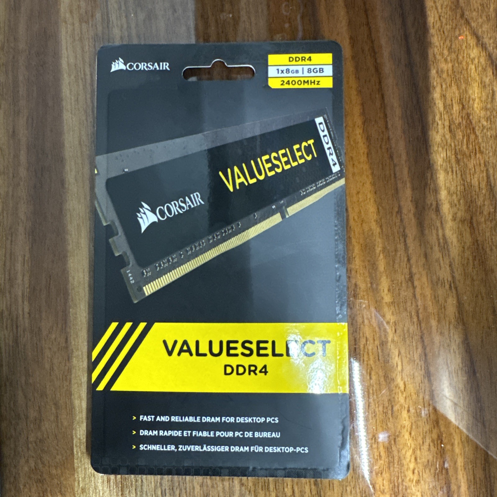 CORSAIR VALUESELECT DDR4 1X8GB 8GB 2400MHZ